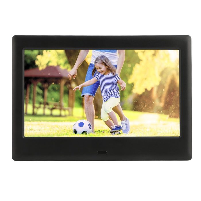 Dbpower Hd Digital Photo Frame Ips Lcd Screen With Auto Rotate Calendar Clock Function Remote Control 7 Inch